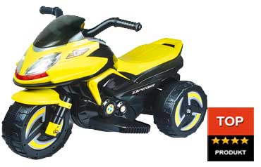 Detská motorka Bayo KICK elektrická motorka žltá