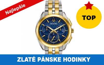 Zlaté pánske hodinky od 300 do 700 eur